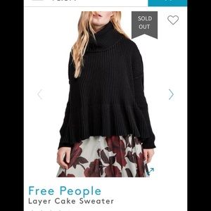 - Free people layer cake‎ sweater. NWOT